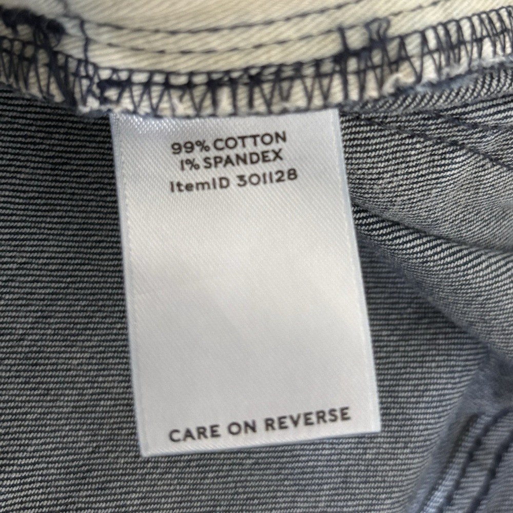 L.L.Bean Signature Five-Pocket Jeans Slim Straight Fit 33W x 32 Dark Blue Faded - Picture 7 of 11